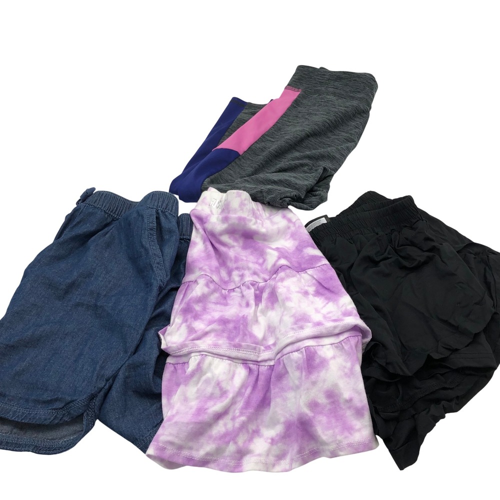 Girls 12-14 Activwear Shorts BUNDLE Leggings Justice Adidas Mix
